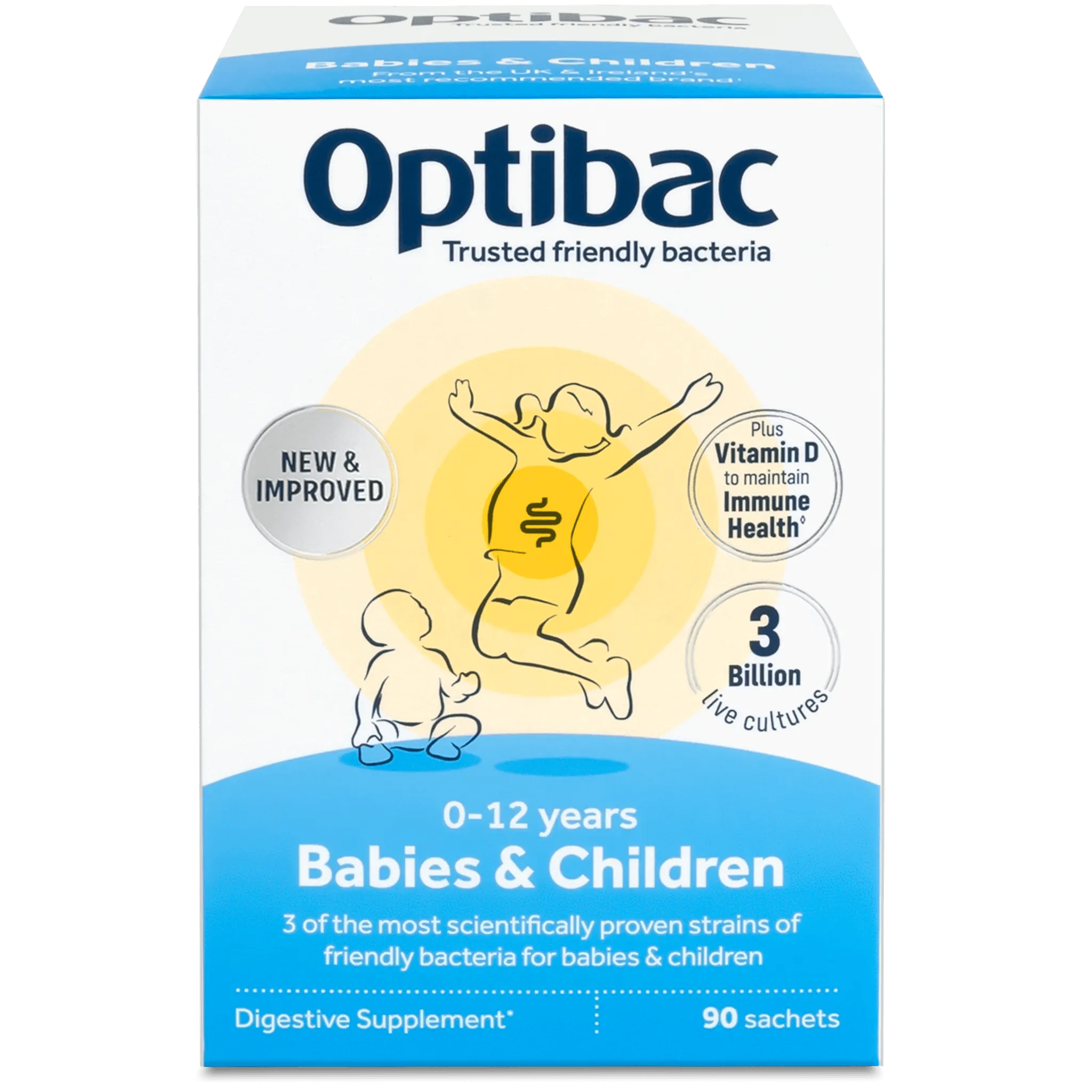 OptiBac For Babies & Children 90 Sachets