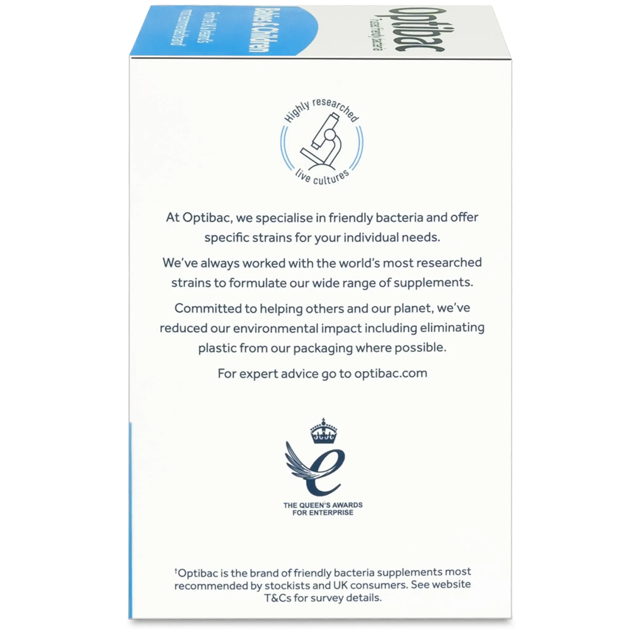 Optibac Probiotics For babies & children 30 sachet