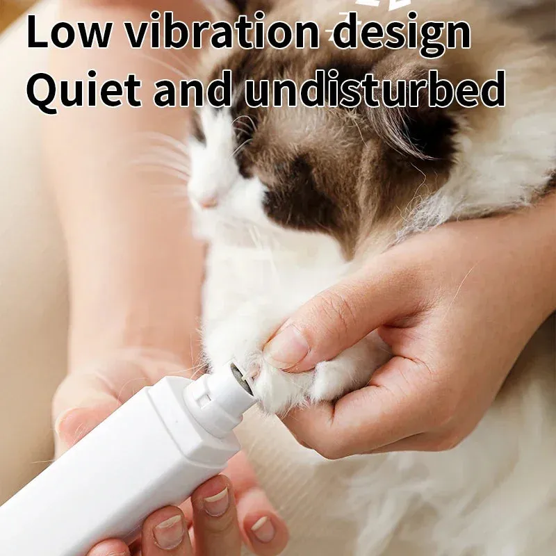 Painless USB Charging Dog Nail Grinders Pet Nail Clippers Dog Cat Nail Grooming Trimmer Tools