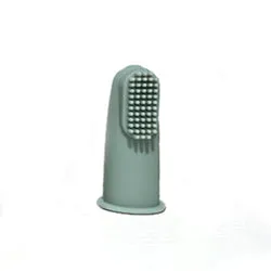 PAWS ASIA Manufacturers Custom Food Grade Silicone Portable Dog Dental Care Pet Finger Toothbrush Teeth Cleaning Tool