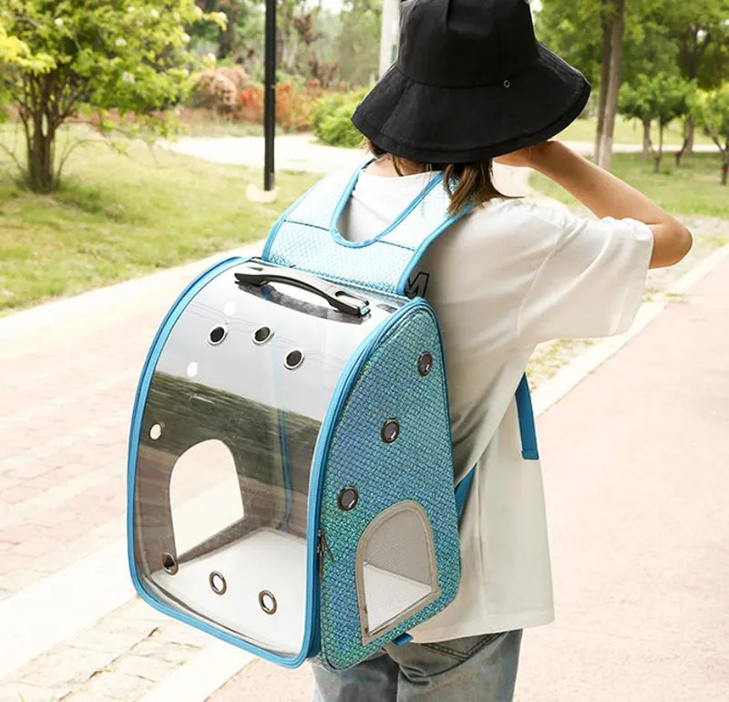 Pet backpack trolley