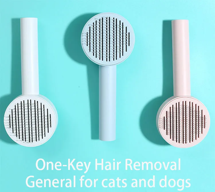 Pet comb cat comb pet brush pet self-cleaning needle comb pet hair remover pet comb