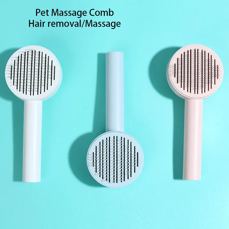 Pet comb cat comb pet brush pet self-cleaning needle comb pet hair remover pet comb