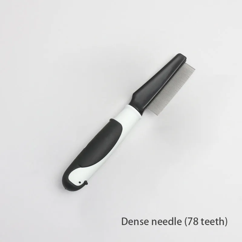 Pet Comb Cat Hair Removal Long Needle Comb Flea Comb Knot Hair Removal Comb Dog Comb Pet Supplies