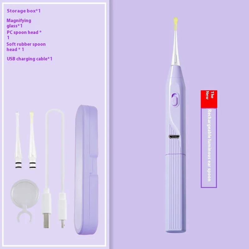 Rechargeable Luminous Ear Cleaning Tool