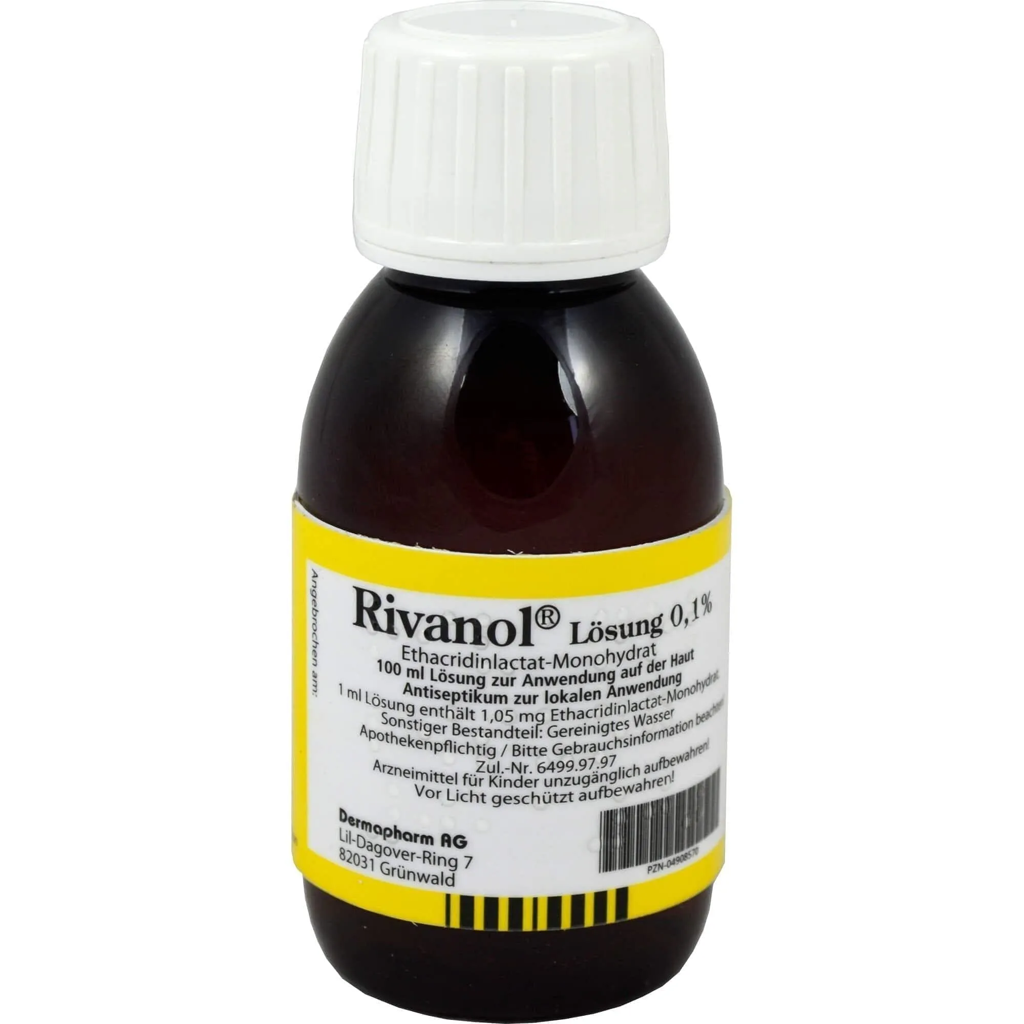 RIVANOL, antiseptic cleaning solution for wonds