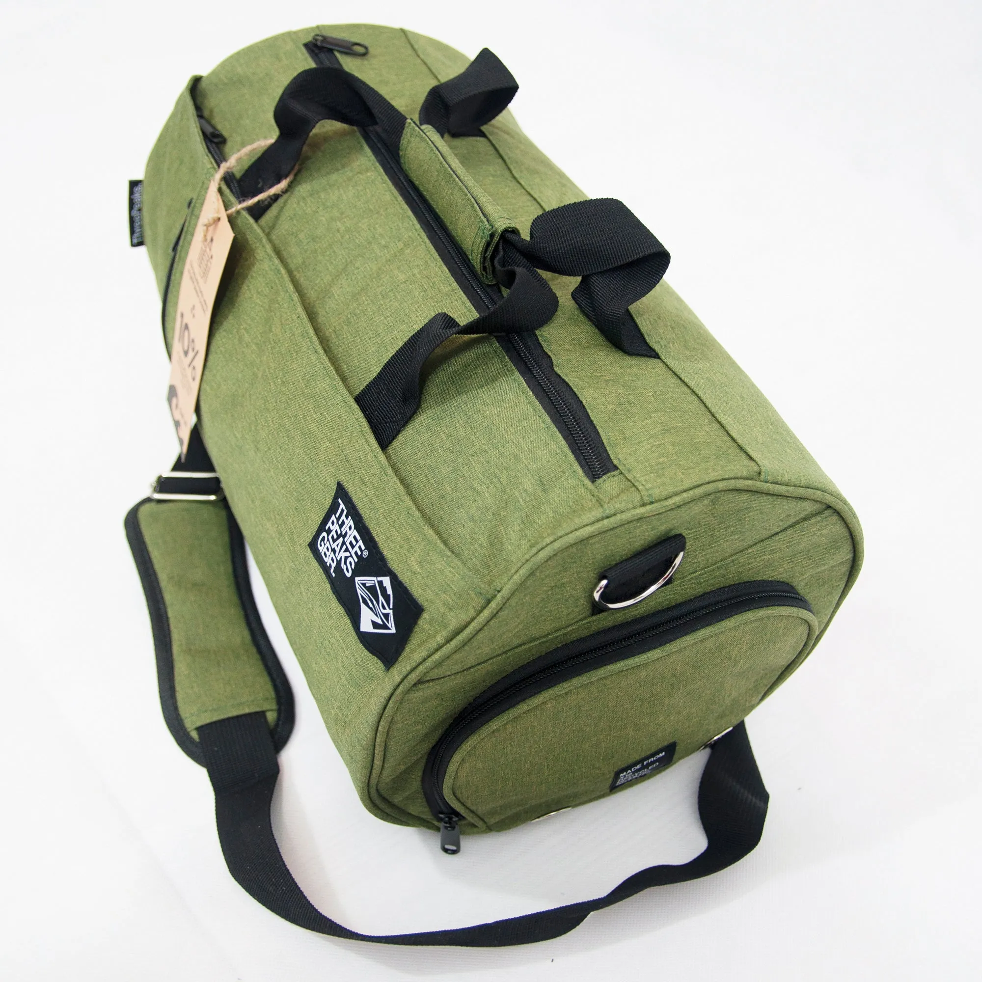 ROAMA THREE PEAKS® GBR PROMOTIONAL RECYCLED 600D RPET BARREL BAG