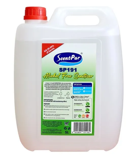 ScentPur 5L Alcohol-free Sanitizer Solution (Liquid Type) | Model : HS3-SP191