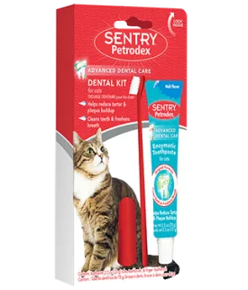 SENTRY Petrodex Dental Care Kit For Cats