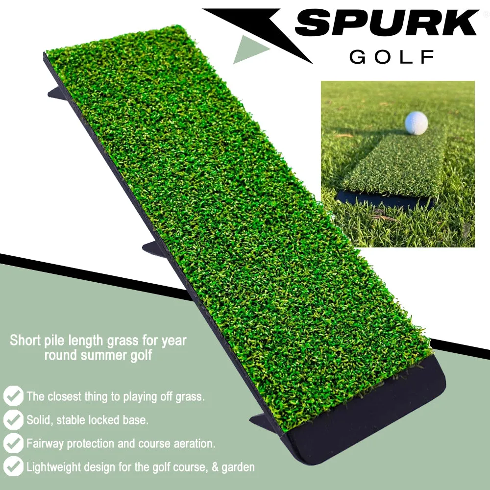 Spurk Golf Strike Mat - Short Pile Grass