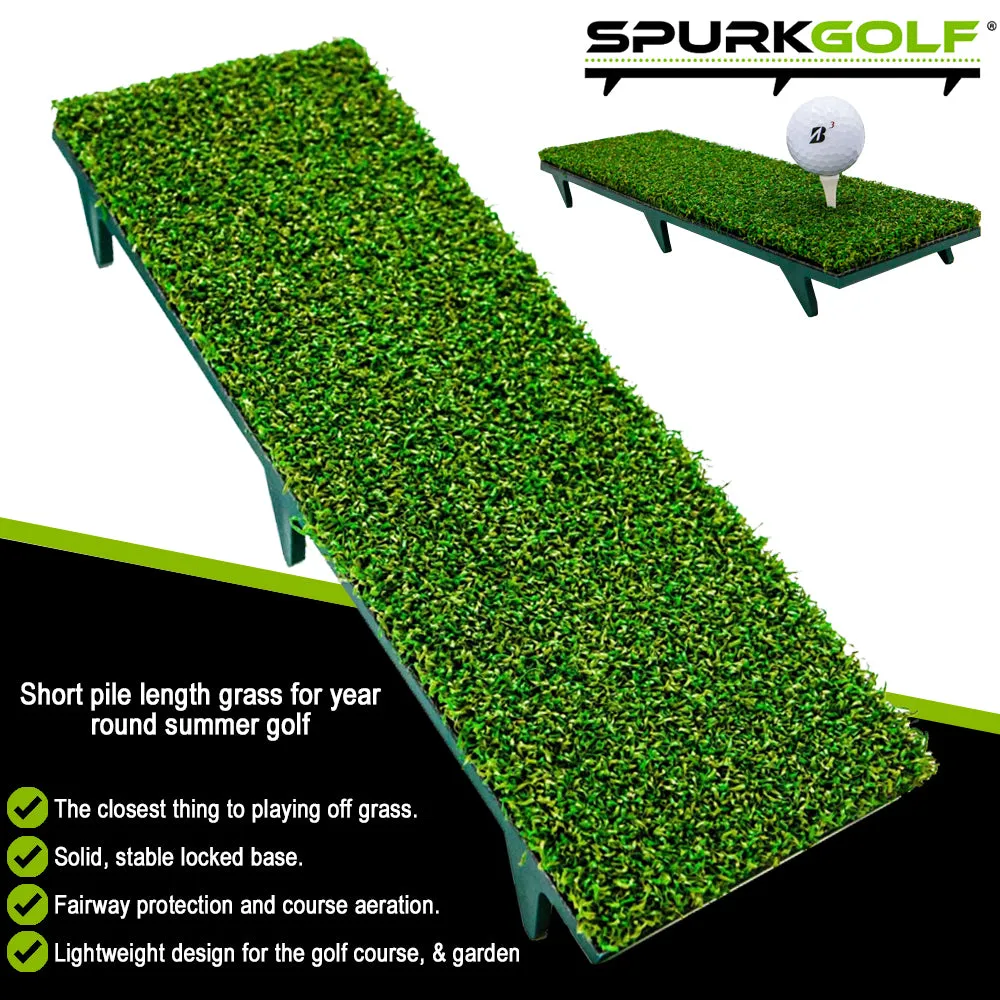 Spurk Golf Strike Mat - Short Pile Grass
