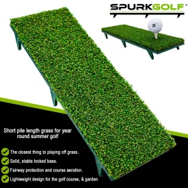 Spurk Golf Strike Mat - Short Pile Grass