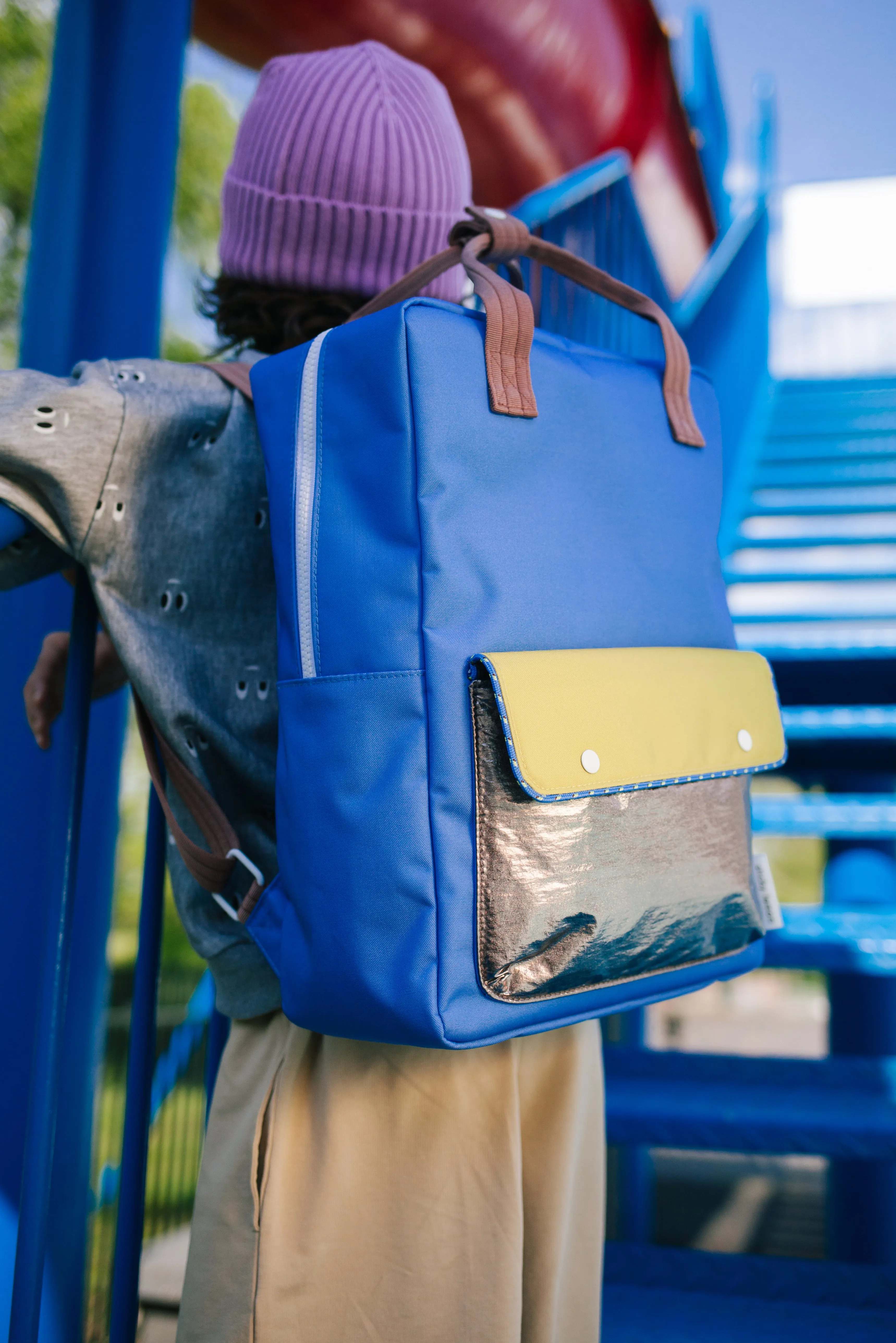 Sticky Lemon Better Together Collection Envelope Backpack, Large - Pool