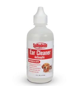 Sulfodene Ear Cleaner Antiseptic For Dogs & Cats, 4-oz