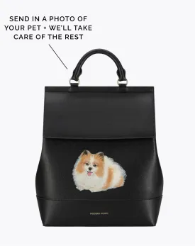 THE PET PORTRAIT BACKPACK - BLACK