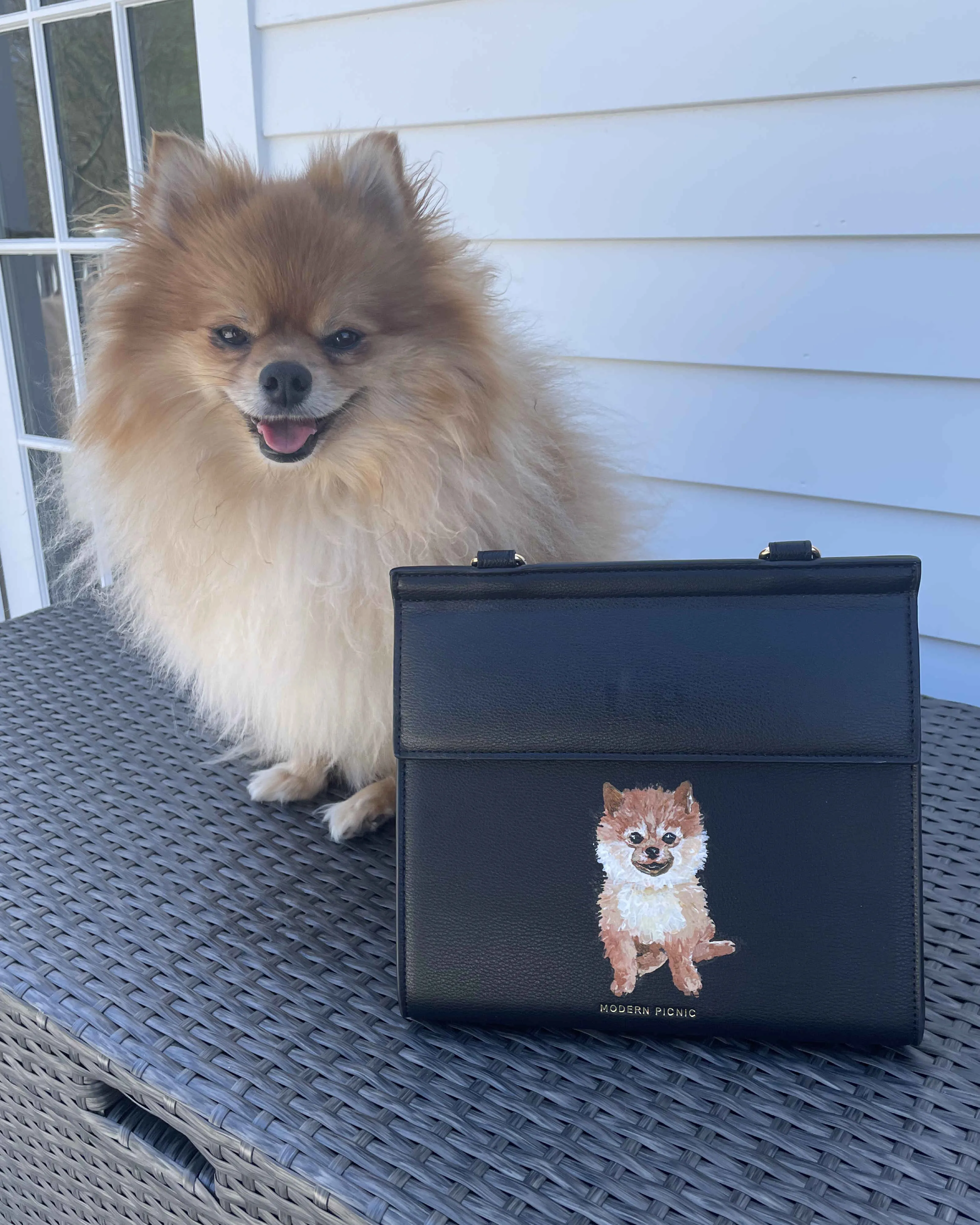 THE PET PORTRAIT BACKPACK - BLACK