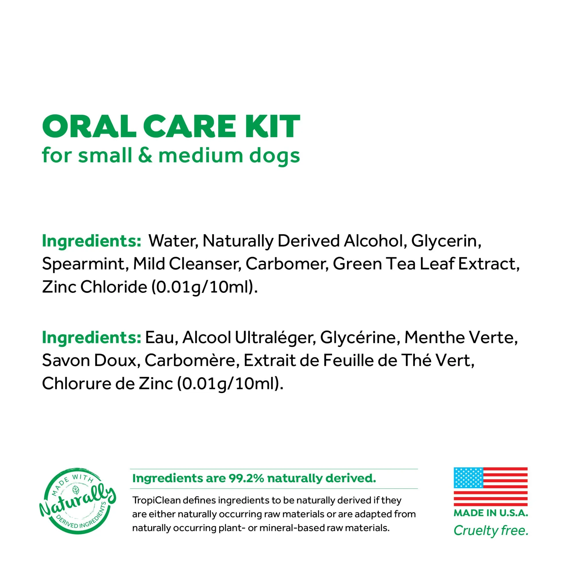 TropiClean Fresh Breath Oral Care Kit Dog