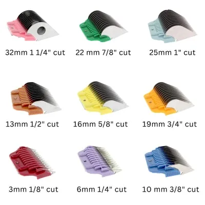 Wide Snap on Comb Attachment Set by PetStore.Direct