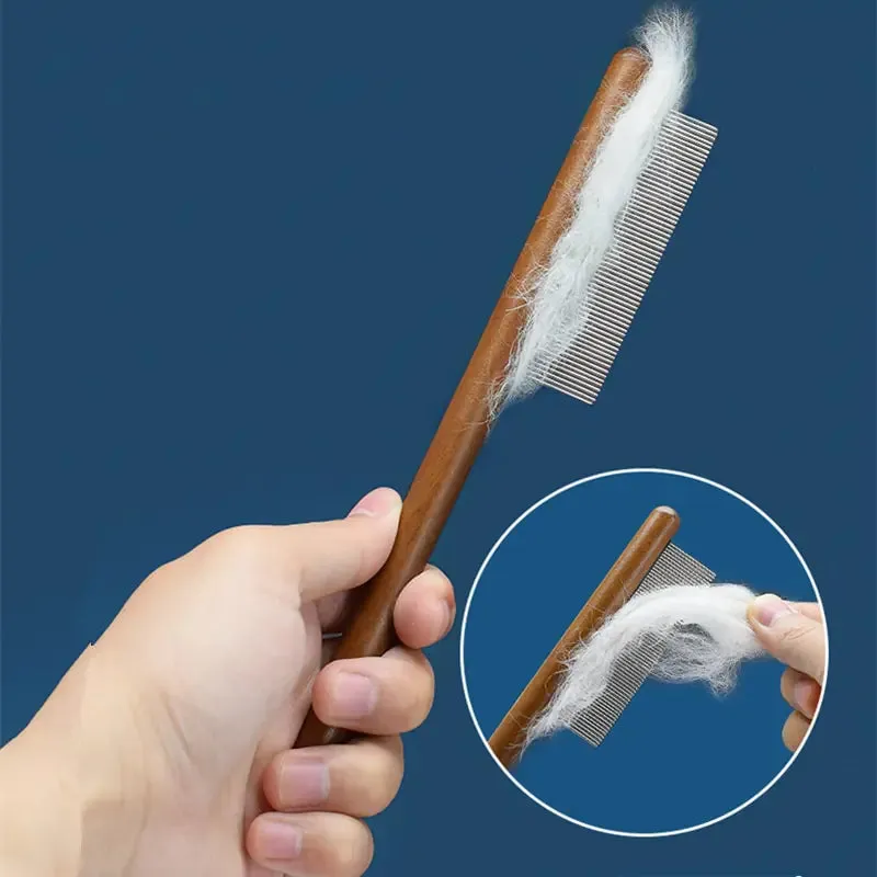 Wooden Cat Comb