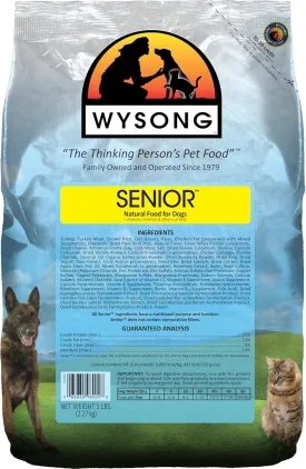 Wysong Senior Canine Formula - Dry Diet Senior Dog Food - 5 Pound Bag