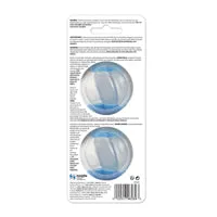 Zeus Duo Ball Dog Toy with Glow in the Dark & Squeaker - Large - 2 pack - 6.3 cm (2.5 in)