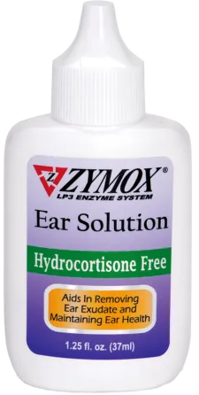 Zymox Ear Solution without Hydrocortizone 1.25oz